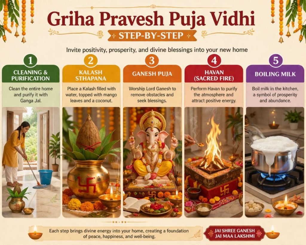 Griha Pravesh Puja Vidhi 2026 step by step