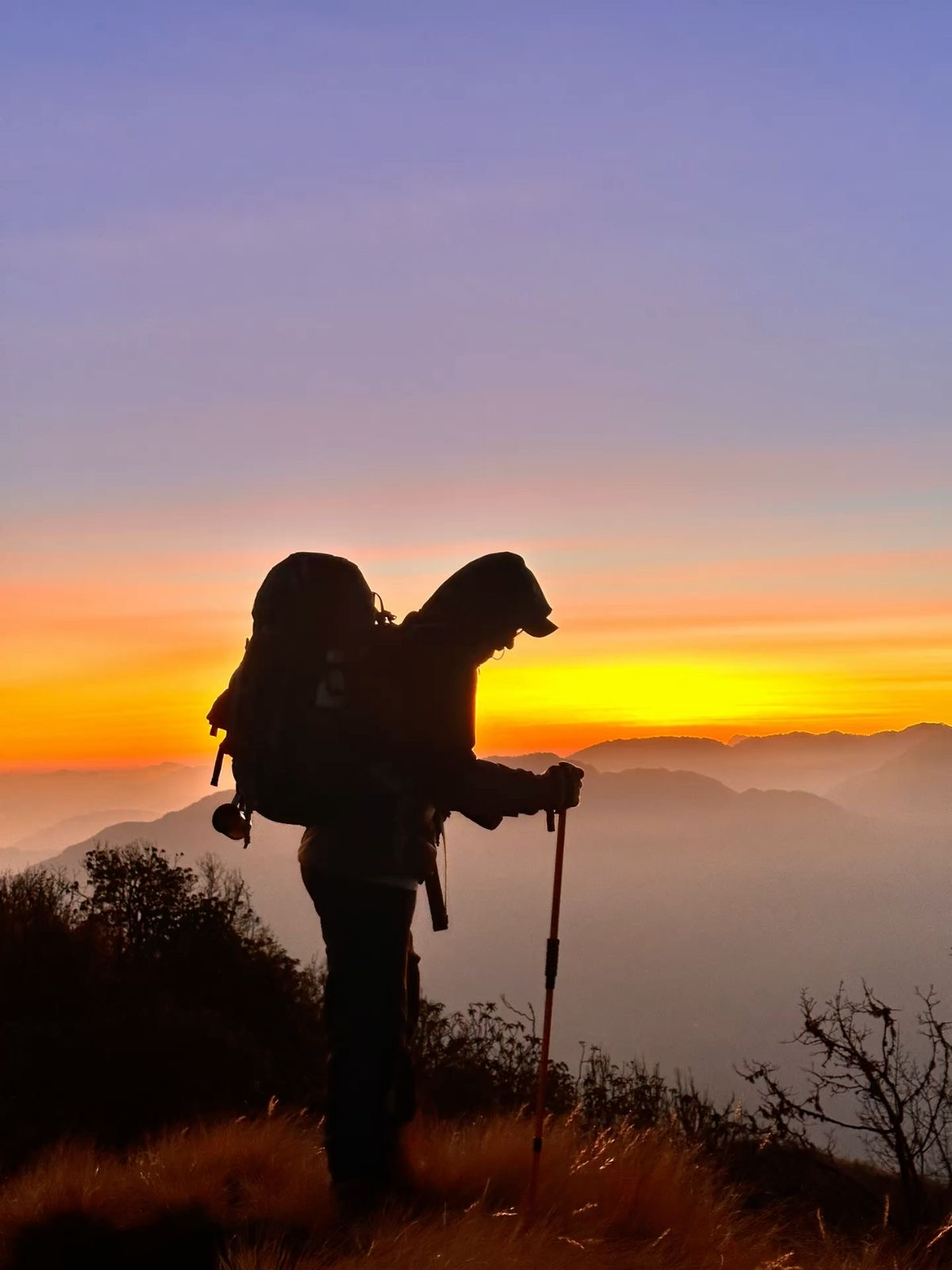 Kedarkantha snow trek view